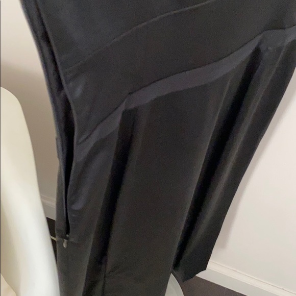 Theory black satin evening gown Sz 10. - Picture 5 of 7